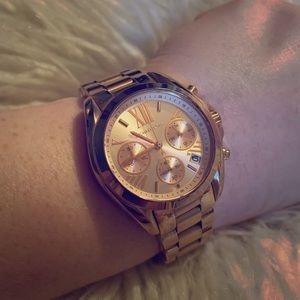 Michael Kors | Rose Gold Mini Bradshaw Watch